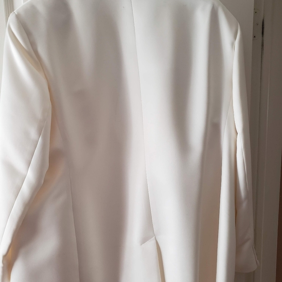 Plus size white Designer jacket Brian Bailey - Picture 2 of 3